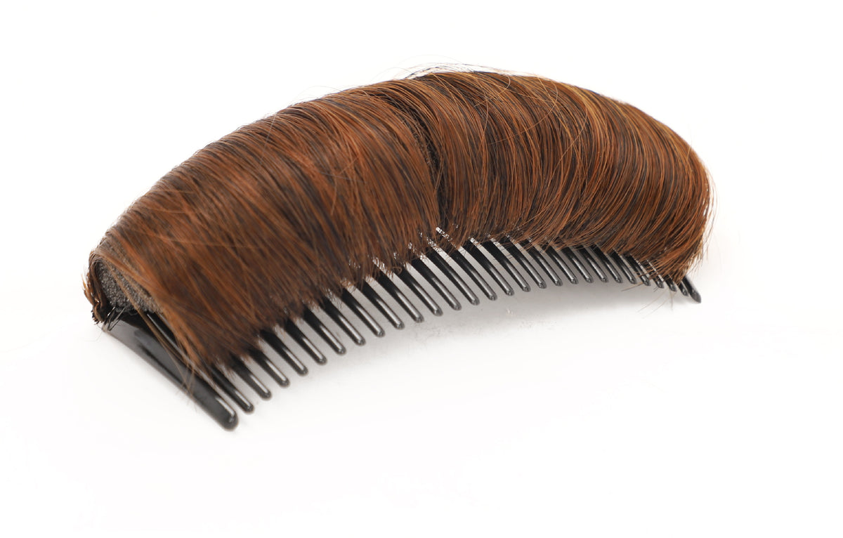 Wigs, hair pads, combs and hair softeners