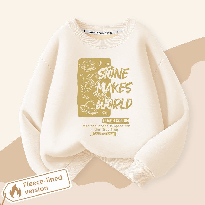 Junior and teen one-piece fleece hoodie