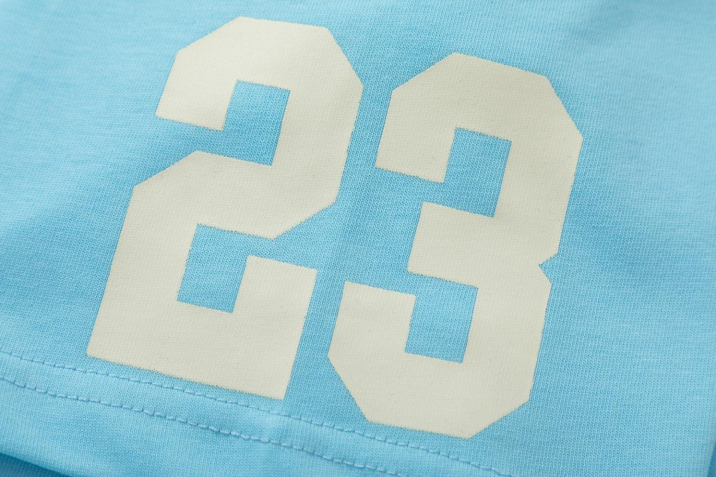 Amiri 23 Blue T-Shirt Without Collar