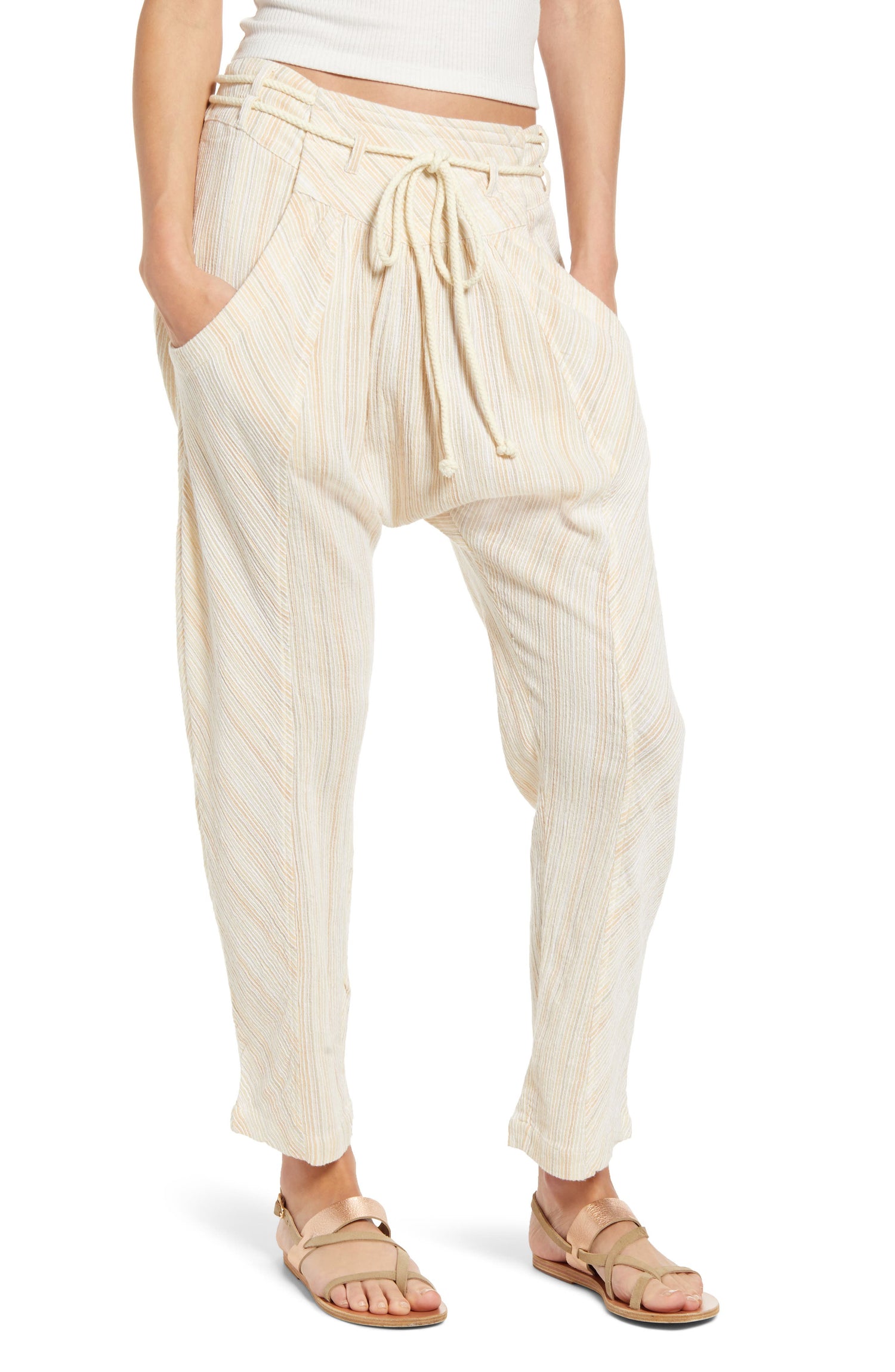 Free People Roll With It Harem Pants Drop Crotch, Size XS