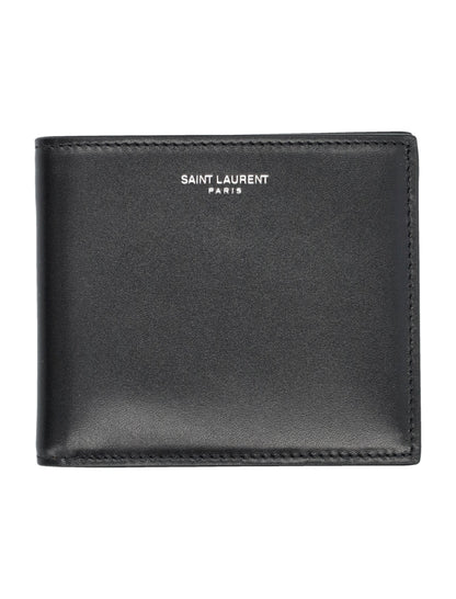 SAINT LAURENT East/West Mini Bi-Fold Wallet - FW25