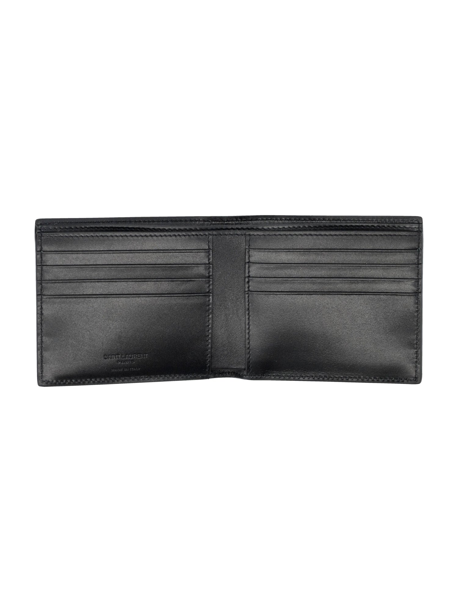 SAINT LAURENT East/West Mini Bi-Fold Wallet - FW25