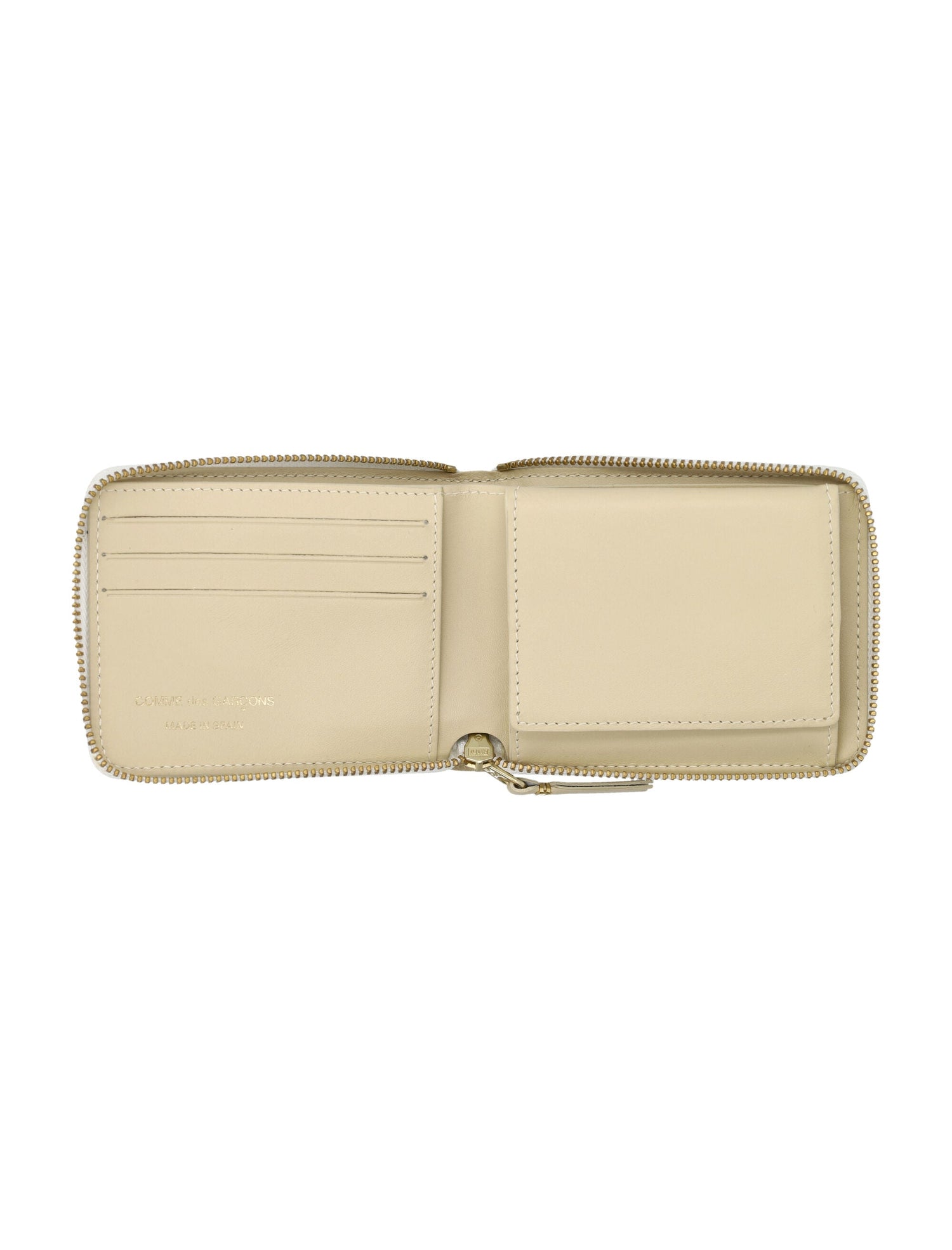 COMME DES GARÇONS WALLET Mini Zip Around Leather Wallet