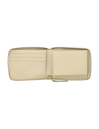 COMME DES GARÇONS WALLET Mini Zip Around Leather Wallet