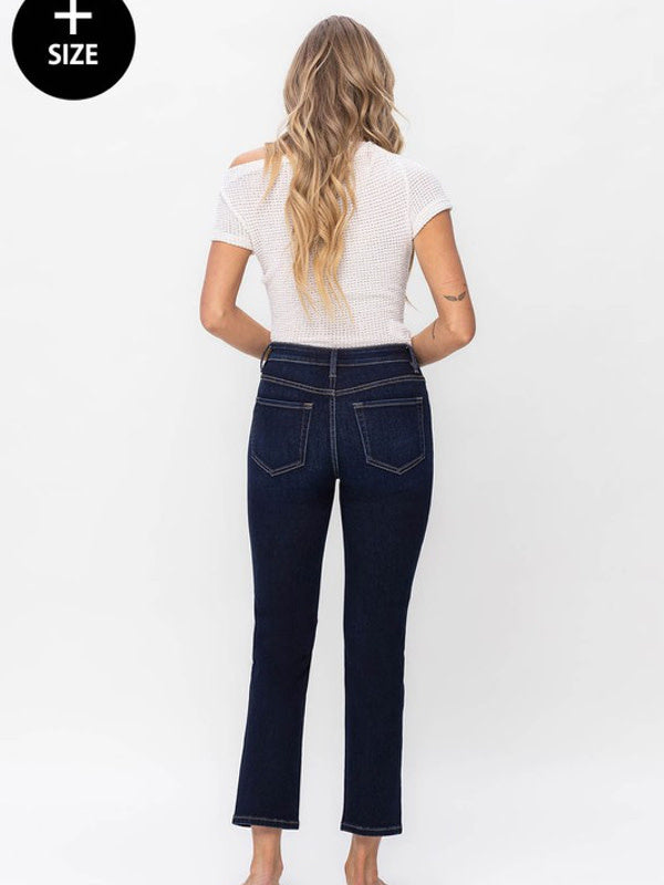 Brea Curvy Ankle Slim Straight Jeans