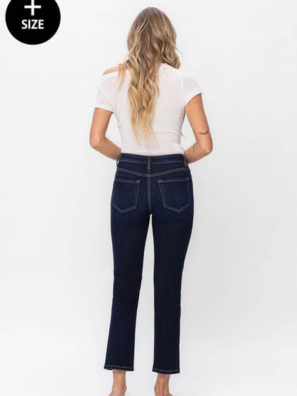 Brea Curvy Ankle Slim Straight Jeans
