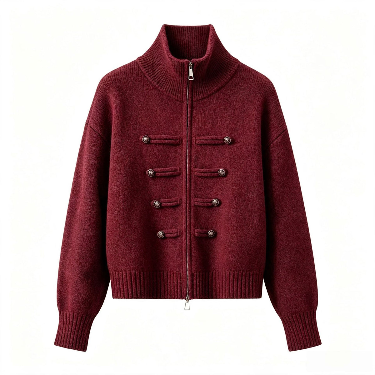 Womens Knitted Open Front Cardigan