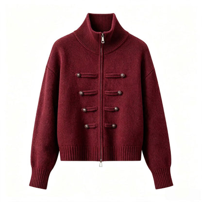 Womens Knitted Open Front Cardigan