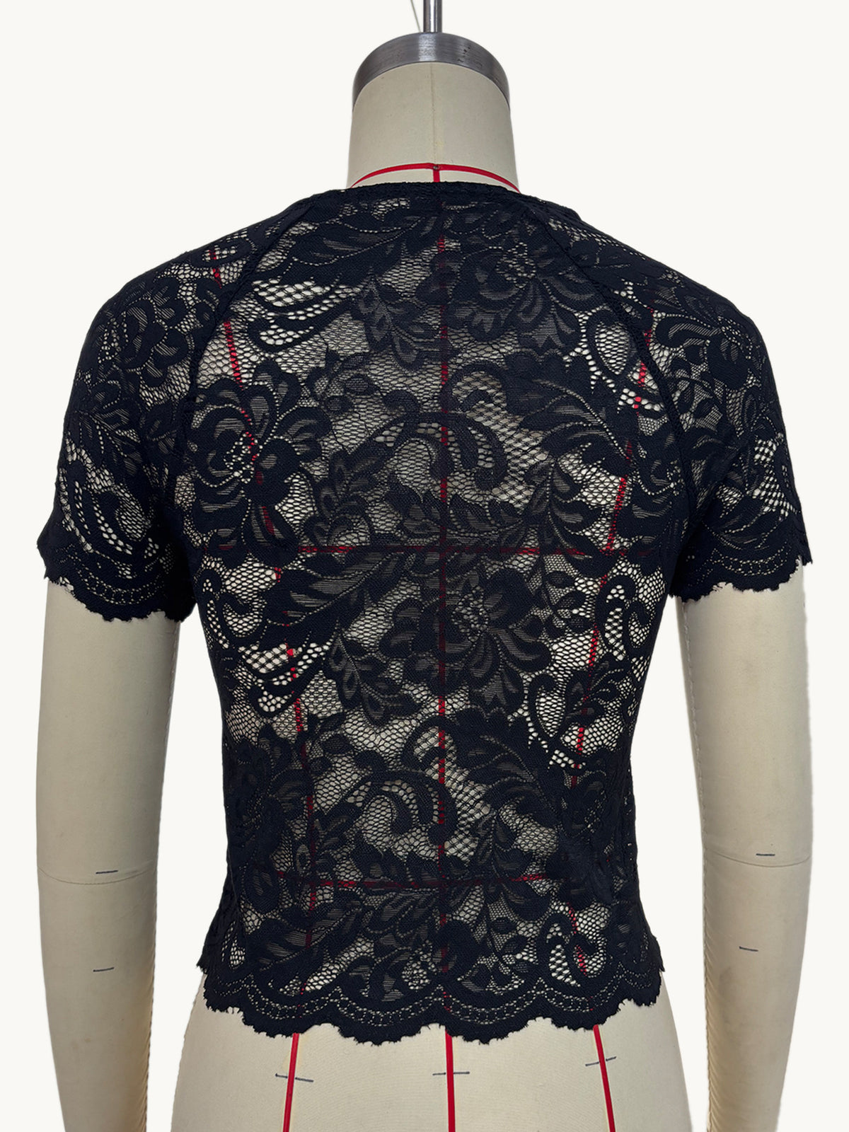 Hollow Lace T-shirt