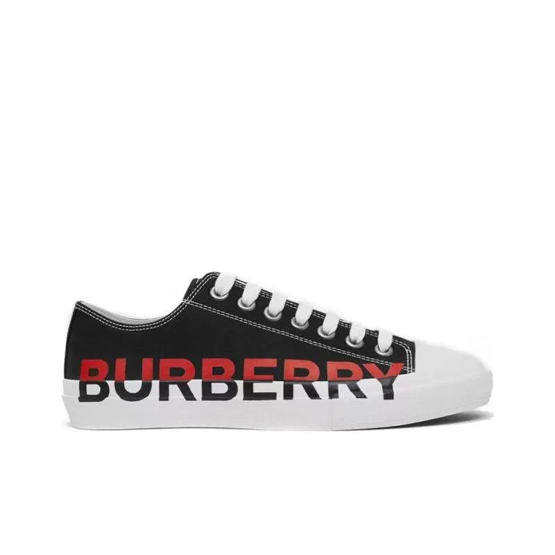 Burberry Logo Print Cotton Black Red White