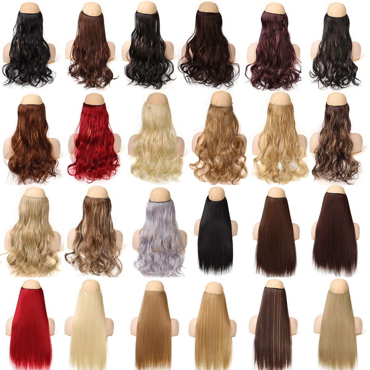 Hair strands, wigs, high-temperature silk curls