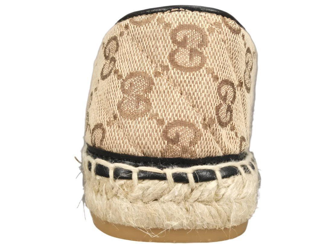 Gucci GG Matelassé Espadrille Marmont Flat Slip On