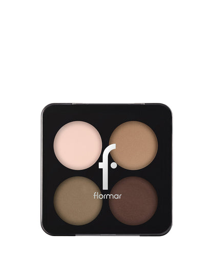 Flormar Color Palette Matte &amp; Shimmer 4-Color Eyeshadow Palette