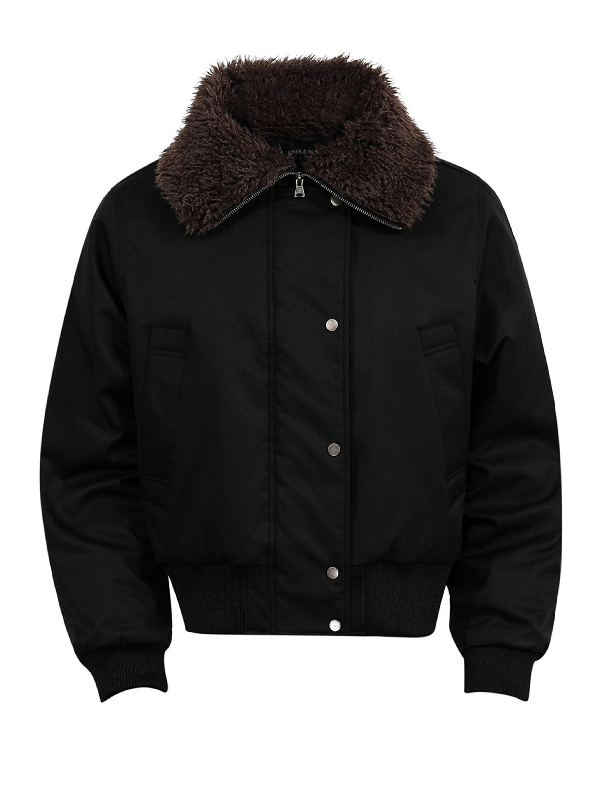 Quilted Fur Collar Winter Jacket