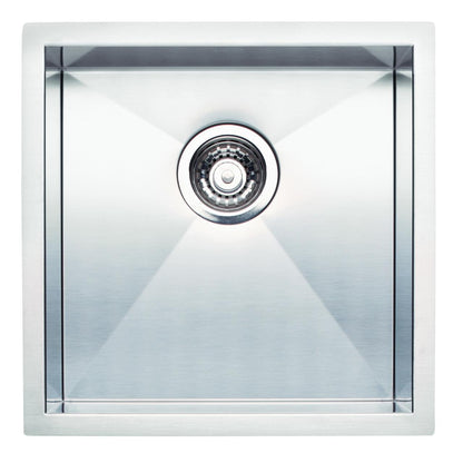 Blanco 518168 17X17 Quatrus R0 Bar Bowl Stainless Steel Sink