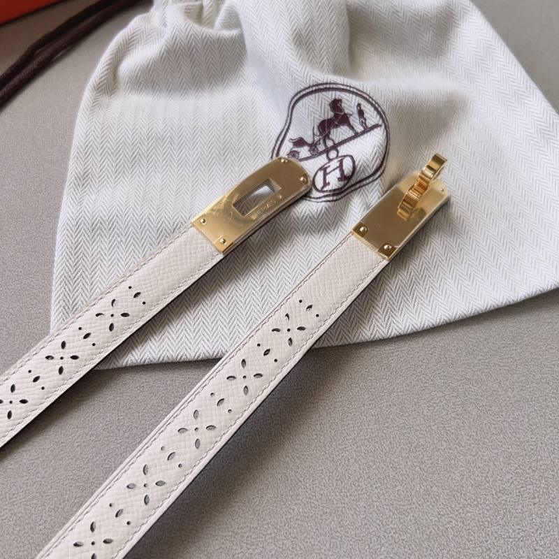 Hermes Men Gold Buckle Belt &