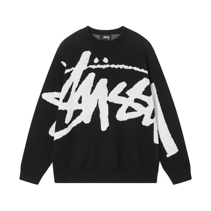 Stussy Stock Sweater – Black