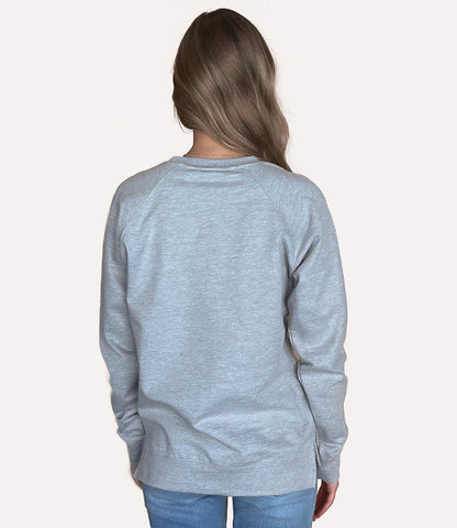 Lazy Day Graphic Crew - Athletic Heather