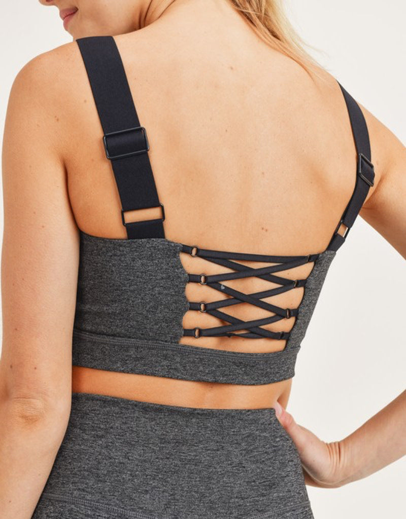 In The Air Sports Bra - H Grey