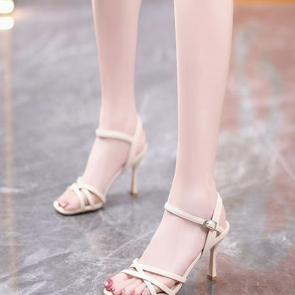 French high-heeled shoes