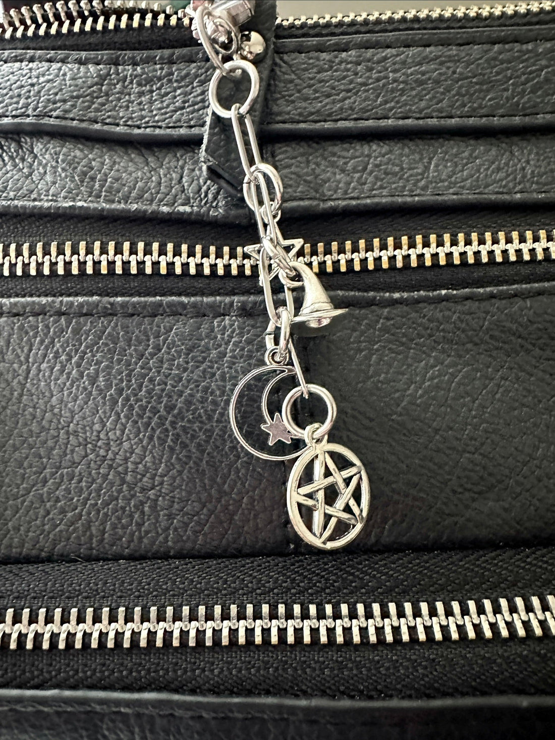 Witchy Bag Charm Keychain – Spooky Accessories for Witches, Goths &amp; Halloween Lovers