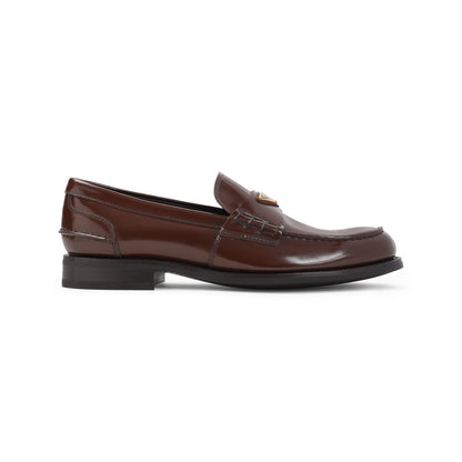 PRADA Brushed Leather Loafers for Men