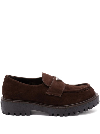 PRADA Leather Loafer for Men - FW25