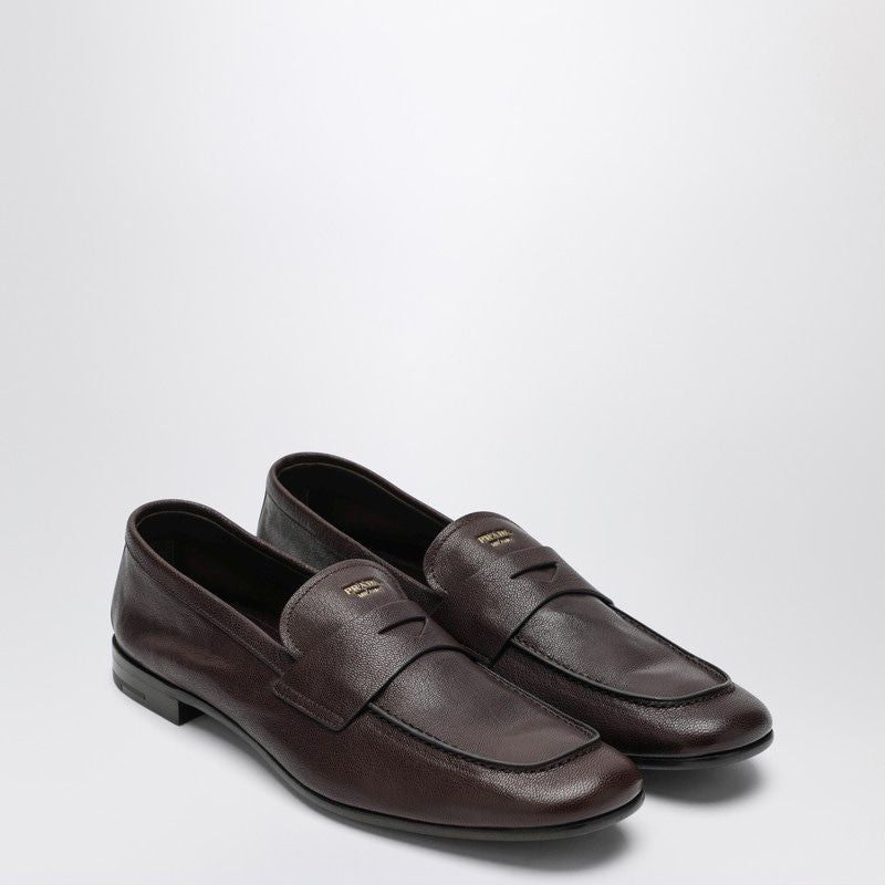 PRADA Stylish Leather Loafers for Men