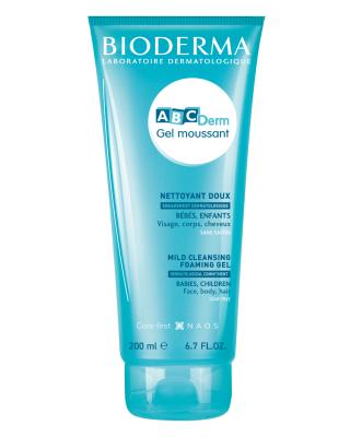 Bioderma ABCDerm: Gentle Baby Foaming Cleanser - Hypoallergenic, Paraben-Free Wash for Sensitive Skin - Dermatologist Recommended Baby &amp; Children&