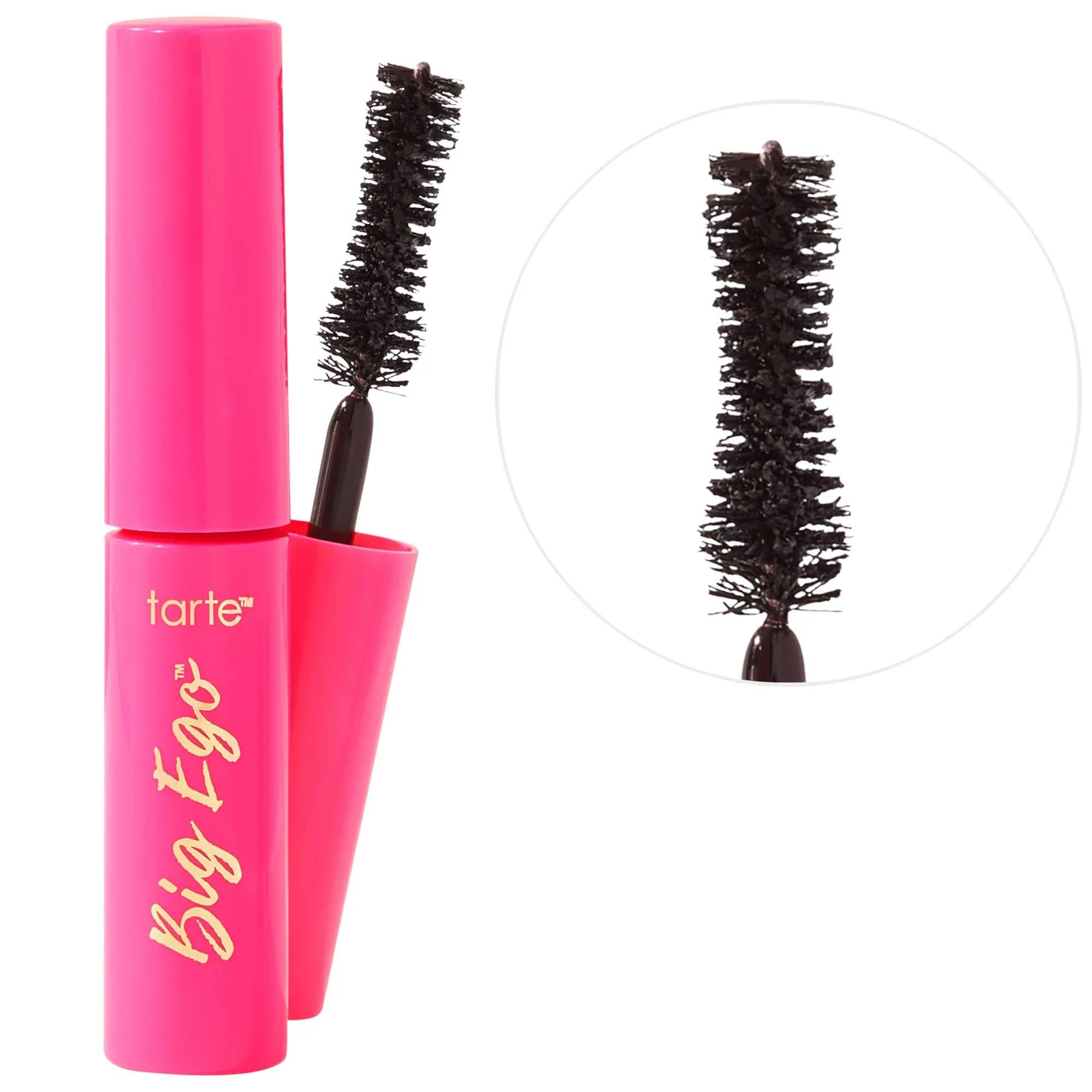 Mini Big Ego - Vegan Mascara for Long-Lasting Volume &amp; Length - Cruelty-Free, 16-Hour Wear, Travel-Size, Plant-Derived