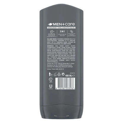 Dove Men+Care Sandalwood &amp; Vanilla Body Wash 400 ml