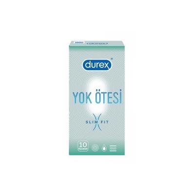Durex Slim Fit Condoms - 10 Pack, Enhanced Sensitivity &amp; Comfort for Safe Intimacy