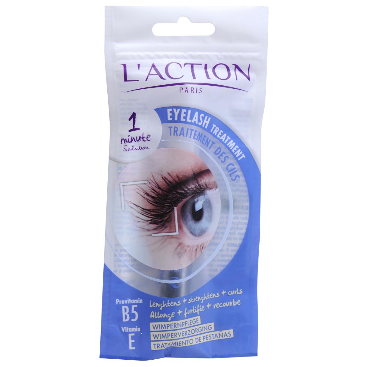 Laction Paris Eyelash Enhancing Mascara: Vitamin E &amp; B5 Lash Growth Serum for Thicker, Longer, Stronger Natural Eyelashes - Conditioning &amp; Repairing Treatment