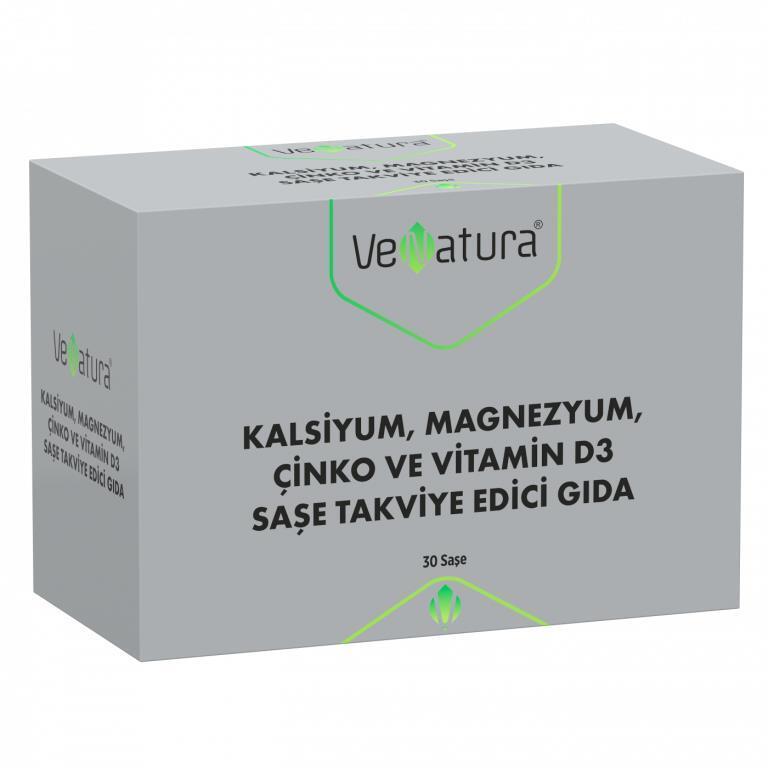 Venatura Calcium Magnesium Zinc Vitamin D3 Dietary Supplement - Supports Bone Health &amp; Immune Function
