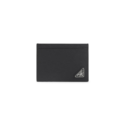 PRADA Mini Saffiano Leather Cardholder