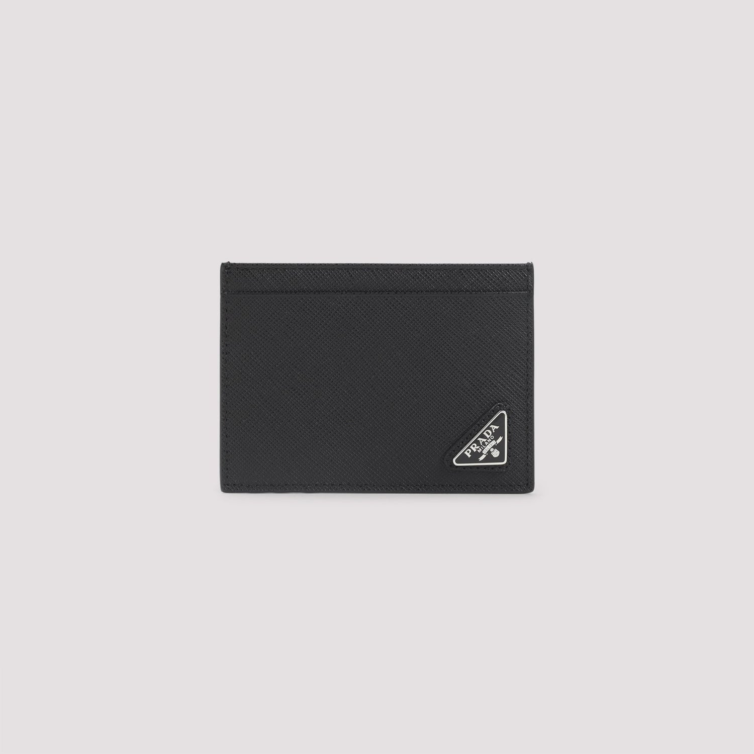 PRADA Mini Saffiano Leather Cardholder