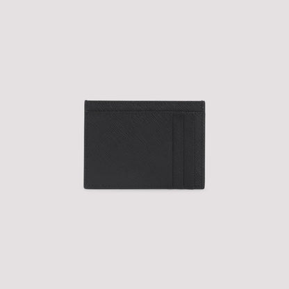 PRADA Mini Saffiano Leather Cardholder