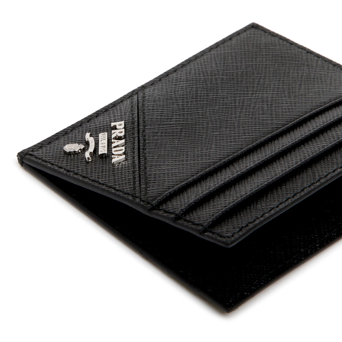 PRADA Mini Classic Leather Wallet