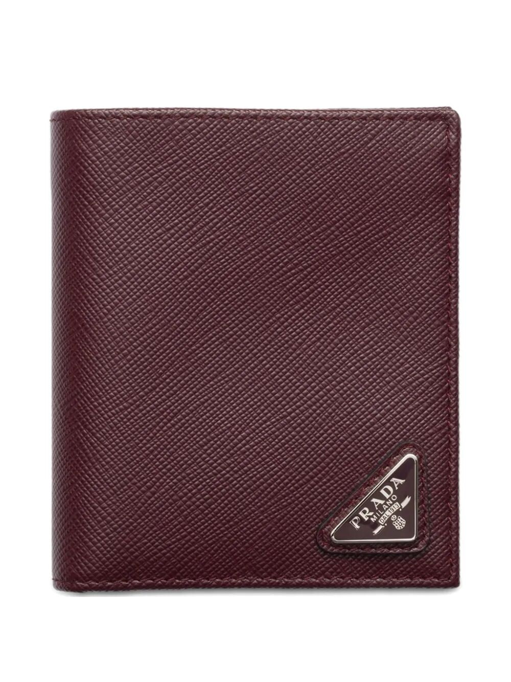 PRADA Mini Saffiano Leather Wallet - Compact Design
