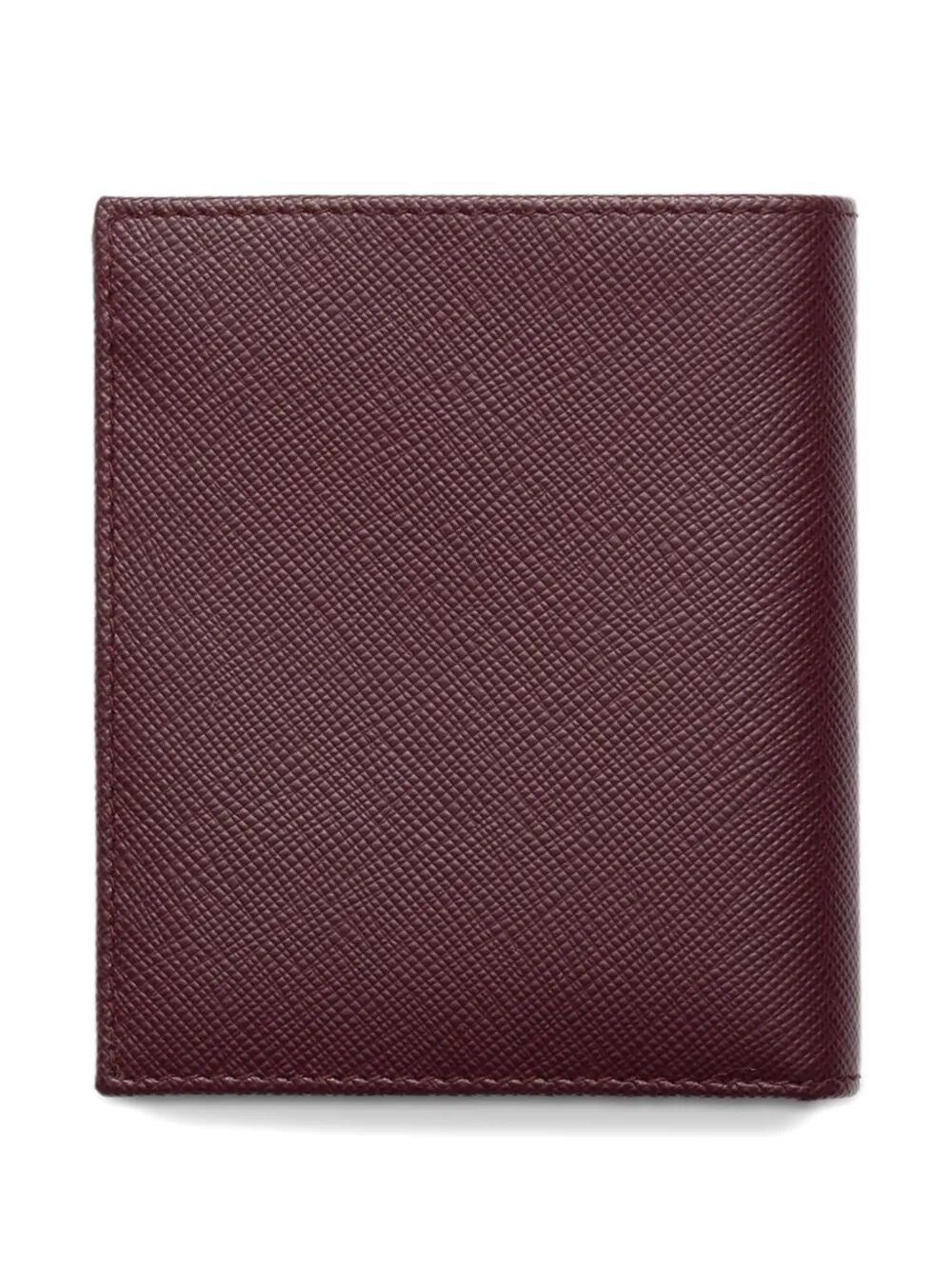 PRADA Mini Saffiano Leather Wallet - Compact Design