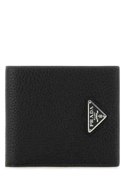 PRADA Mini Leather Wallet with Logo
