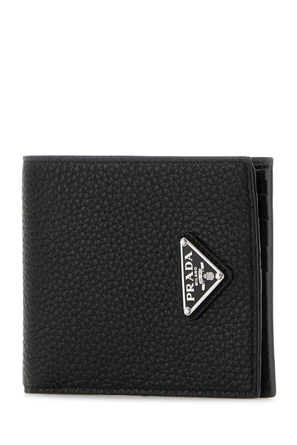 PRADA Mini Leather Wallet with Logo