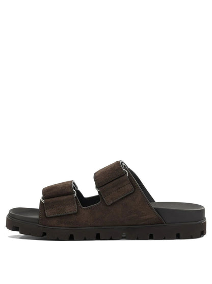 PRADA Premium Leather Sandals for Men - Seasonal Style SS26