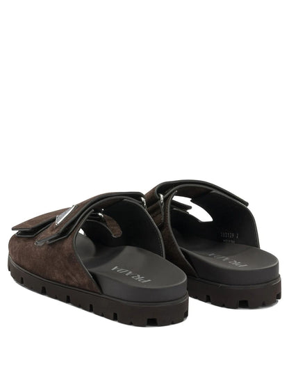 PRADA Premium Leather Sandals for Men - Seasonal Style SS26