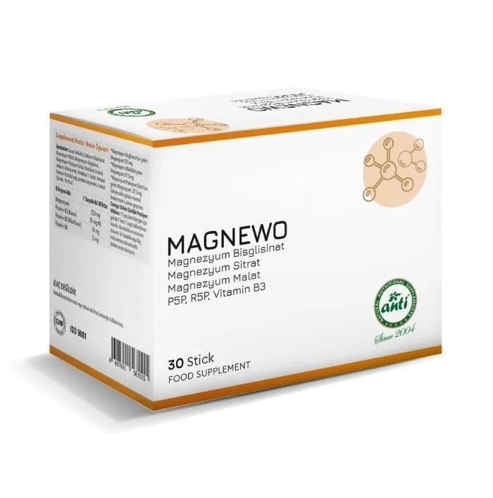 Anti Magnewo Magnesium Supplement for Daily Support 30 Sachets