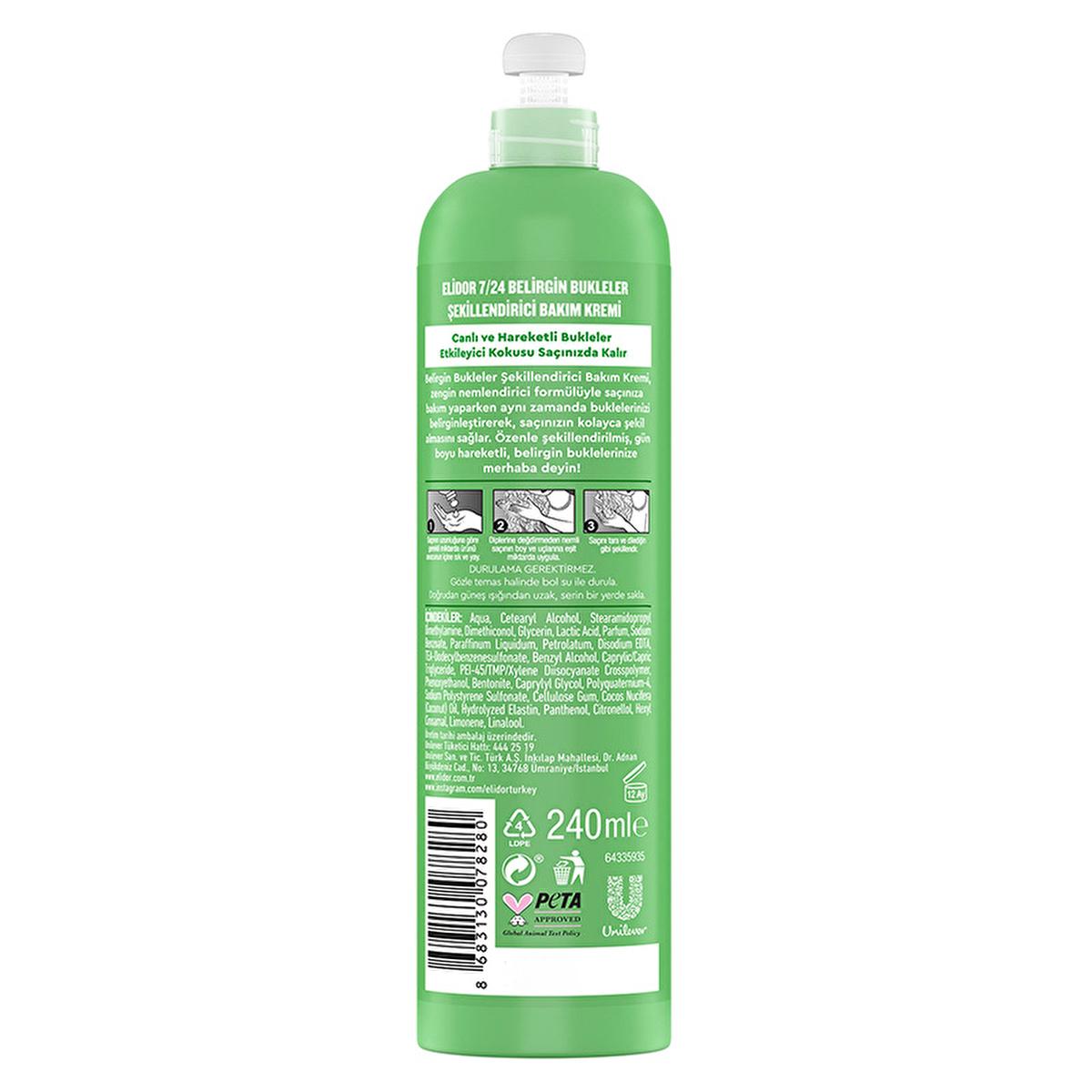 Elidor Defining Curl Styling Cream - Enhance Your Waves &amp; Curls | 240 ml