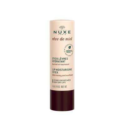 Nuxe Reve de Miel: Natural Honey Lip Balm for Dry, Chapped Lips - Moisturizing Lip Stick, Lip Care &amp; Cracked Lip Treatment