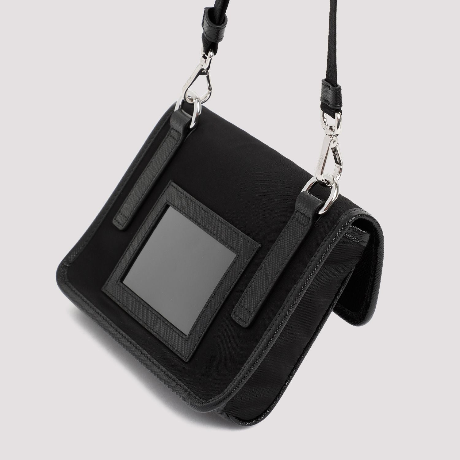 PRADA Mini Smartphone Case with Leather Accents