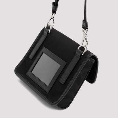 PRADA Mini Smartphone Case with Leather Accents