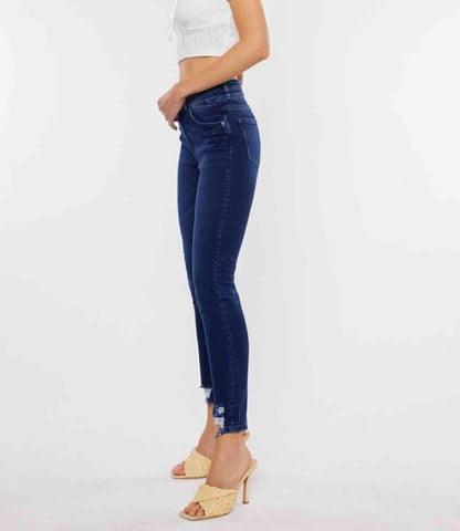 Cadence Ultra High Rise Slim Straight - Super Dark